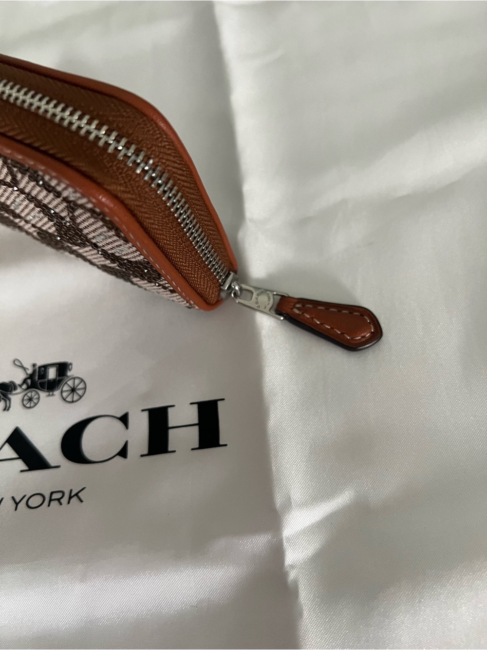 Coach Swinger 20 In Crystal Jacquard And Matching Wallet - Picture 10 of 10